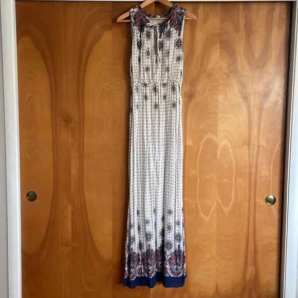boho maxi dress forever 21 Forever 21 Womens Spaghetti Strap Maxi Dress with Adjustable Tie Back, Flowing Tiered Skirt and Lightweight Casual Summer Silhouette, XS-XL